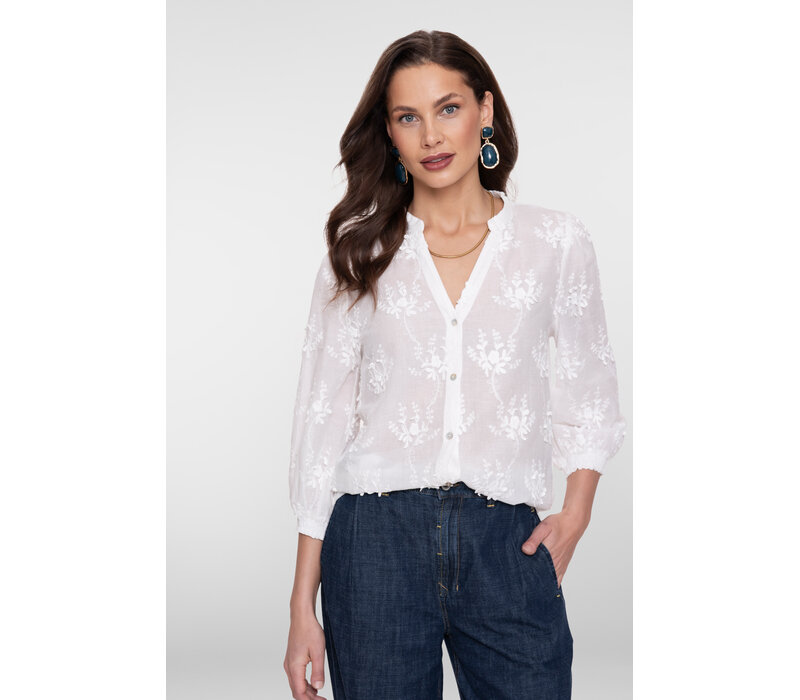 Geisha Blouse Off White