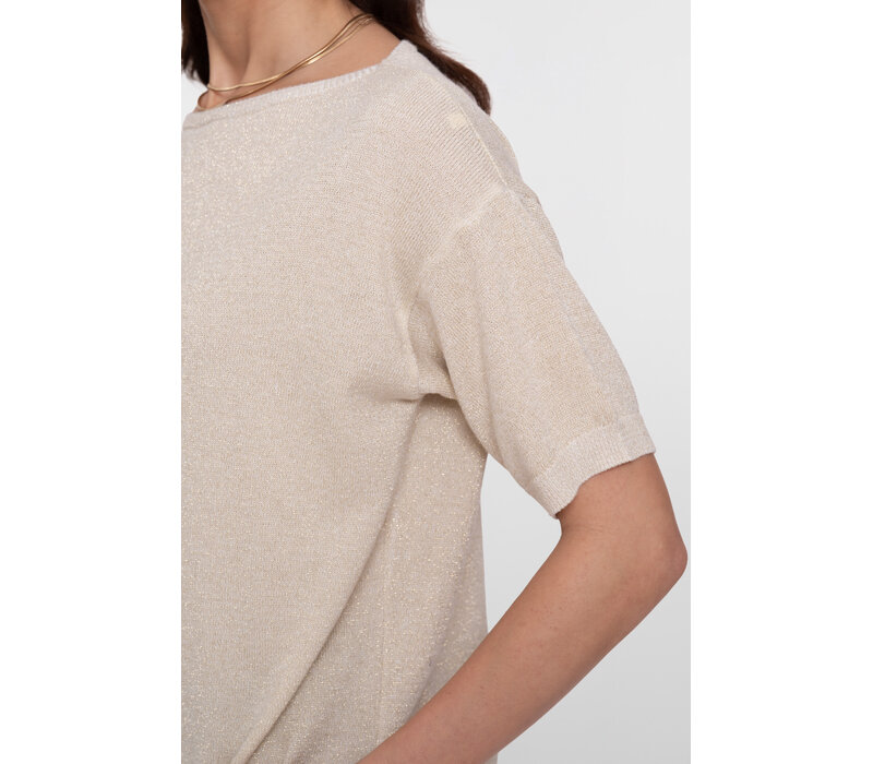 Geisha Pullover Lurex Sand Gold