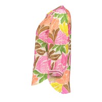 Geisha Blouse Ecru Tobacco Pink