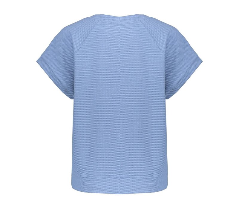 Geisha Sweater Short Sleeves Comfy Jeansblue