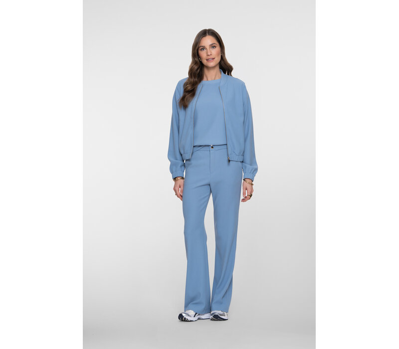 Geisha Sweater Short Sleeves Comfy Jeansblue