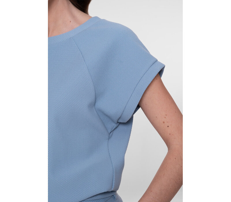 Geisha Sweater Short Sleeves Comfy Jeansblue