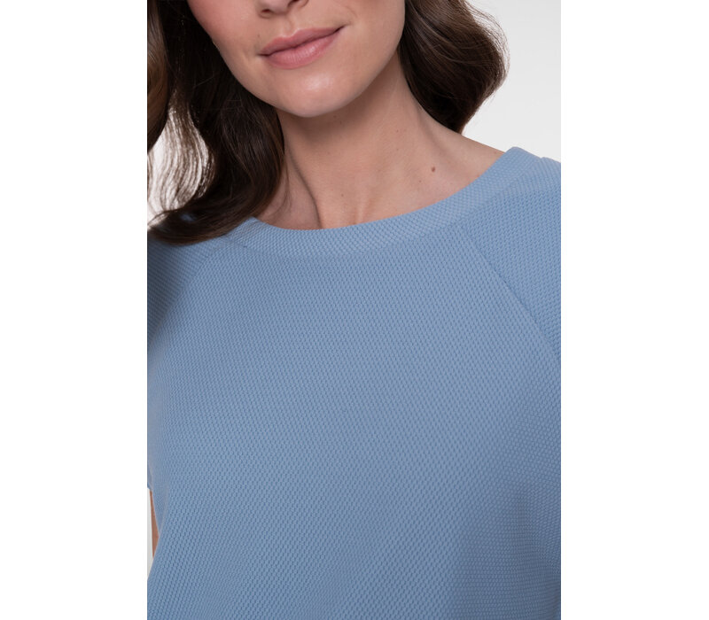 Geisha Sweater Short Sleeves Comfy Jeansblue