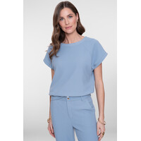 Geisha Sweater Short Sleeves Comfy Jeansblue