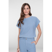 Geisha Sweater Short Sleeves Comfy Jeansblue