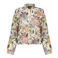 Geisha Bomber Jacket Leaves Sand Green Gold