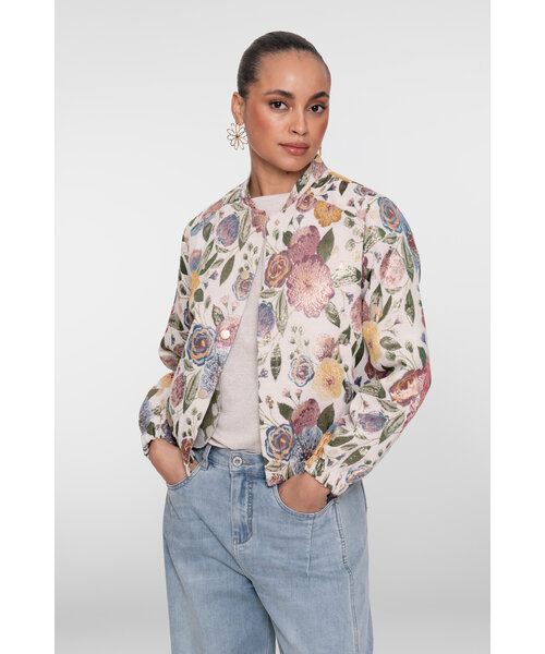 Geisha Geisha Bomber Jacket Leaves