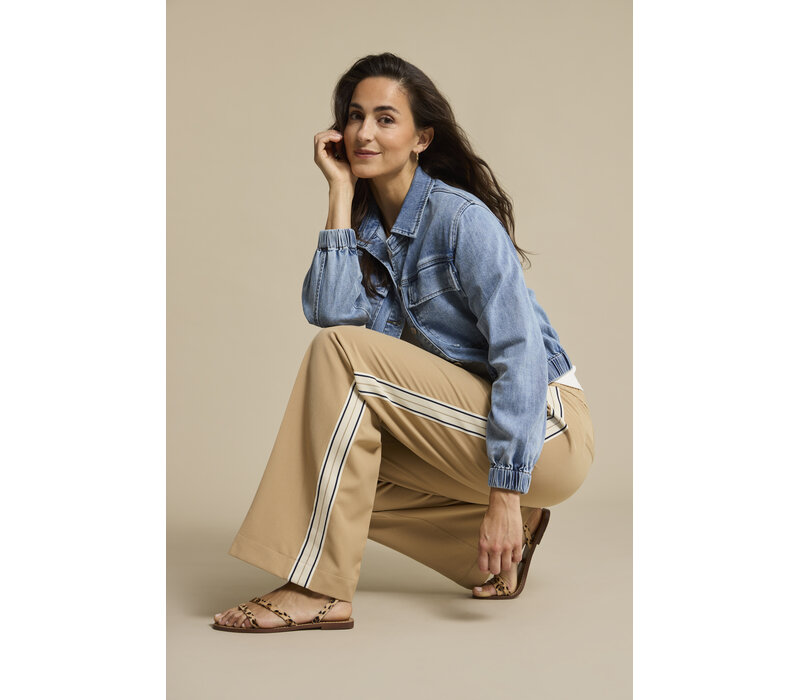 Red Button Claudette Palazzo Sidetape L33 Dark Sand