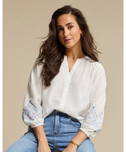 Red Button Red Button Blouse & Embroidery