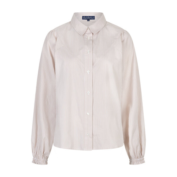 Red Button Victoria Poplin Stripe Long Sleeve 