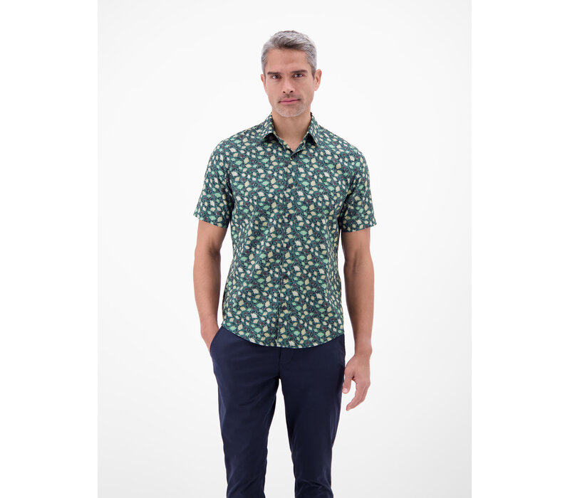 Lerros Overhemd Poplin Soft Teal