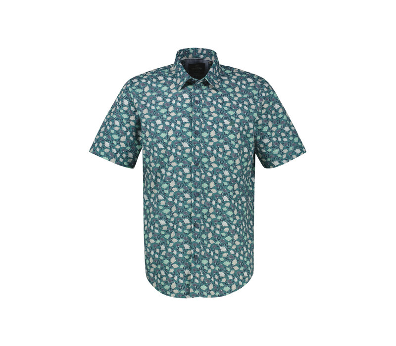 Lerros Overhemd Poplin Soft Teal