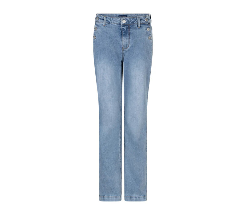 Red Button Bibette & Buttons Denim Midstone