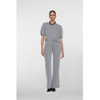 Geisha Top Jacquard Off White Navy