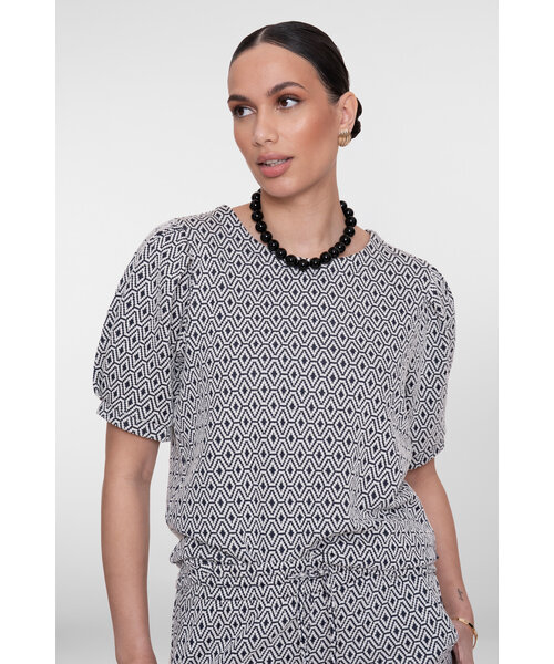 Geisha Geisha Top Jacquard
