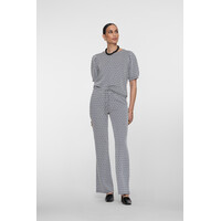 Geisha Pants Jacquard Off White Navy