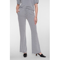 Geisha Pants Jacquard Off White Navy