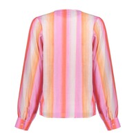 Geisha Blouse Mandarine Red Pink