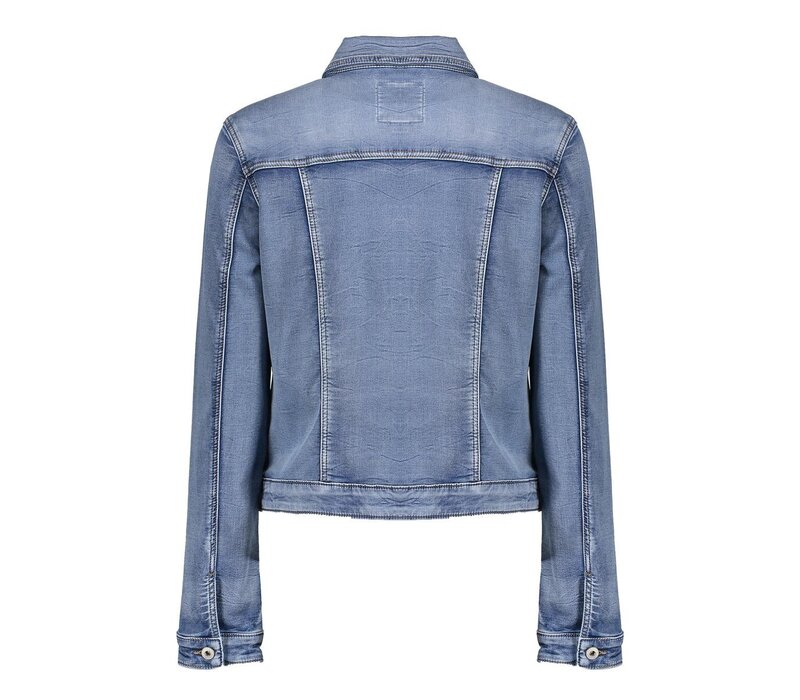 Geisha Jeansjacket Mid Blue Denim