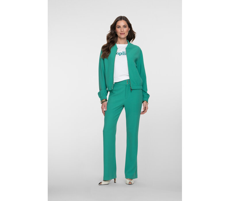 Geisha T-Shirt Simplicity Off White Emerald