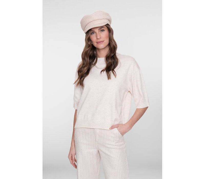 Geisha Pull Basic Wide Sleeve Light Sand