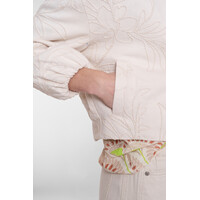 Geisha Jacket Embroidery Ecru