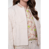 Geisha Jacket Embroidery Ecru