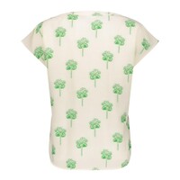 Geisha Blouse Off White Green