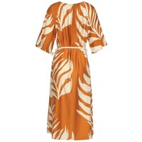 Smashed Lemon Dress Mustard Off White