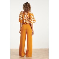 Smashed Lemon Blouse Mustard Off White