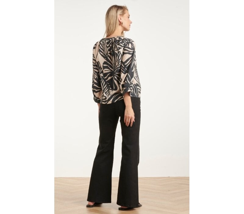 Smashed Lemon Top Off White Black