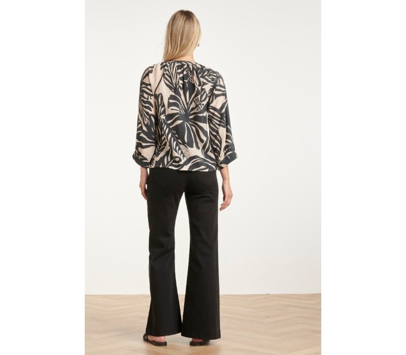 Smashed Lemon Top Off White Black