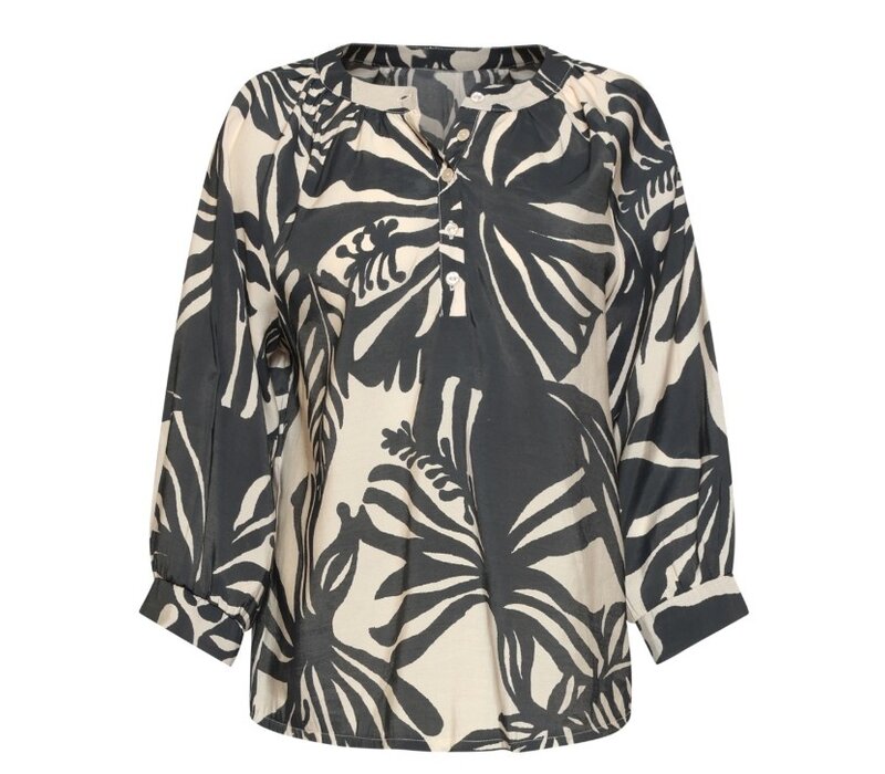 Smashed Lemon Top Off White Black