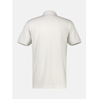 Lerros Polo Zipper Jaquard Cloudy White
