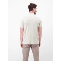 Lerros Polo Zipper Jaquard Cloudy White