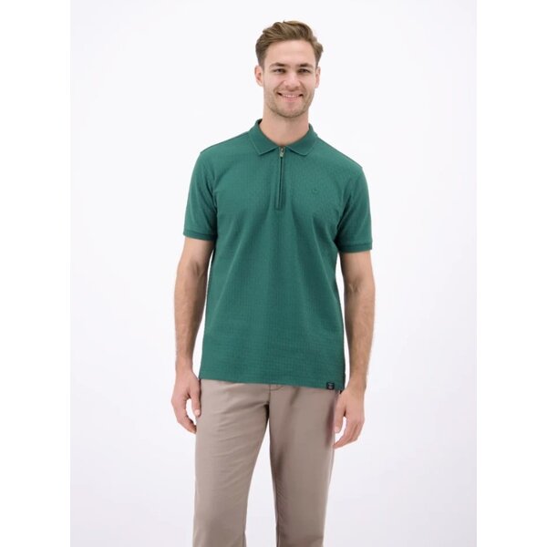 Lerros Polo Zipper Jaquard 
