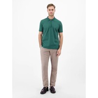 Lerros Polo Zipper Jaquard Soft Teal