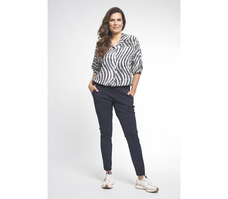 Zoso Woven Blouse Kit Night Blue