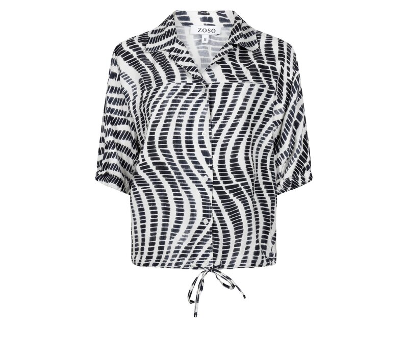 Zoso Woven Blouse Kit Night Blue