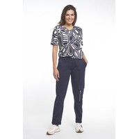 Zoso Allover Print Blouse Kit Night Blue