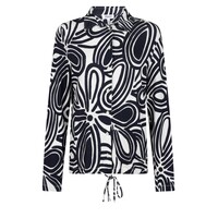 Zoso Allover Print Blouse Kit Night Blue