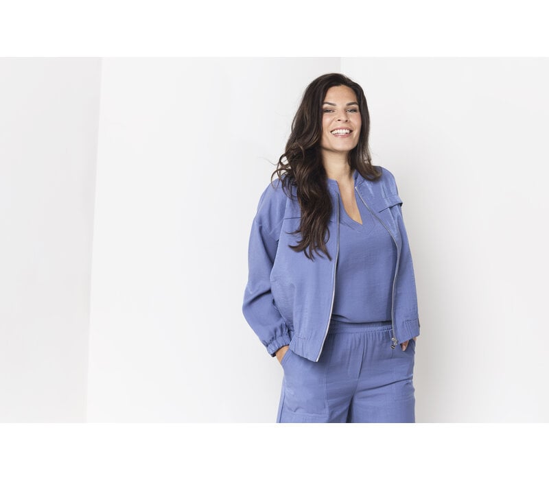 Zoso Woven Blouse Blue