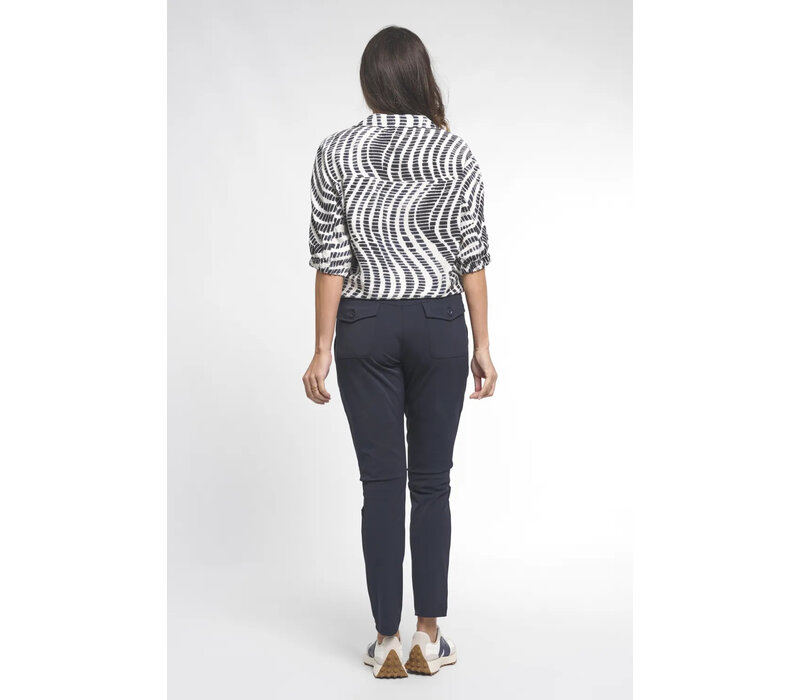 Zoso Woven Blouse Kit Night Blue