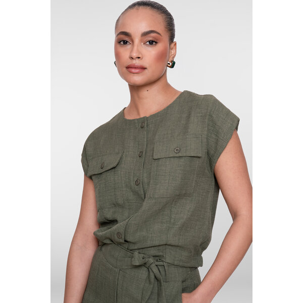 Geisha Blouse with Pockets 