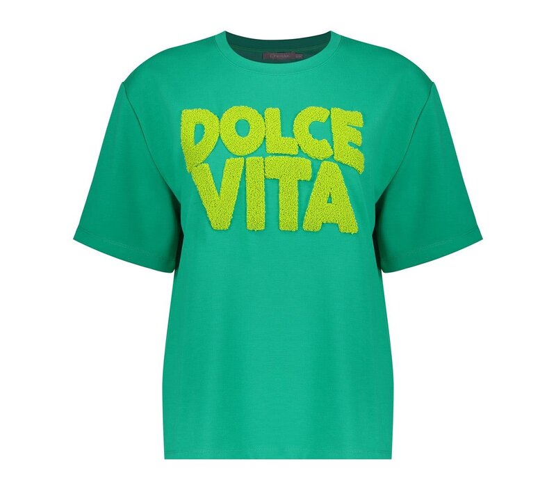 Geisha Sweat Scuba Toweling Emerald Lime