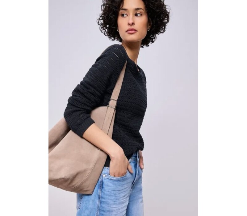 Street One U-Boat Structure Sweater Shadowed Navy