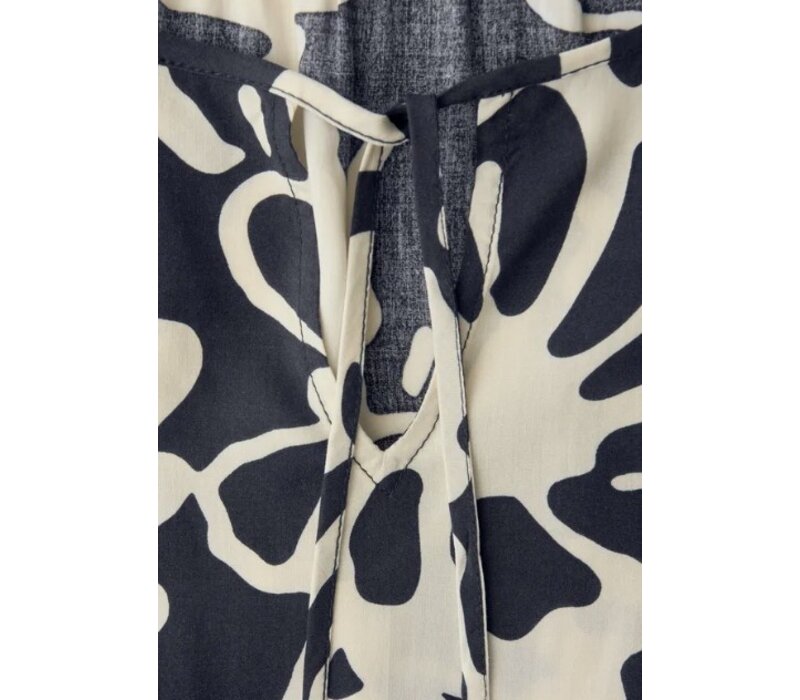 Street One Shirtblouse with String Detail Shadowed Navy