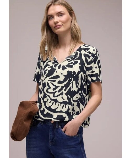 StreetOne Street One Shirtblouse with String Detail