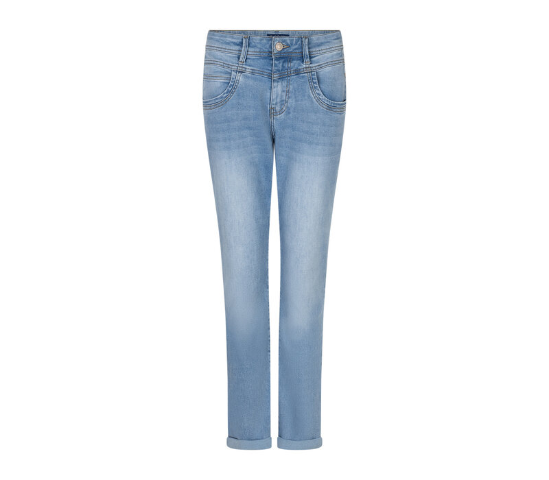 Red Button Relax Denim Stoneused