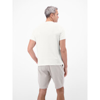 Lerros T-Shirt Fancy Waffle Broken White